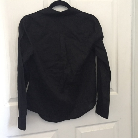 NWT Black Bebe button up Top - Picture 2 of 5